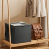 Clothes Hanger Organizer Holder, Rigid Hanger Storage Containers with Transparent
