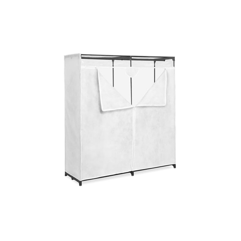 Whitmor Extra Wide 60" Clothes Closet, Durable Portable Hanging Wardrobe