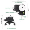 Tyenaza Laser Level Adapter, 360 Degree Metal Swivel Base, Tripod
