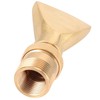 01 Fountain Nozzle, Water Fountain Nozzle Fan Shaped Brass Fountain