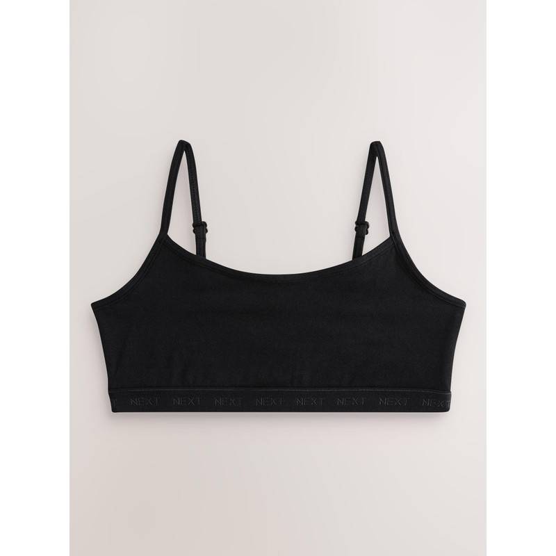 NEXT 3 Pack Cropped Tank Tops, black