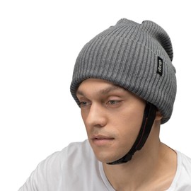 Ribcap Lenny Medical Safety Helmet - Safe and Stylish Head Protection for People at Risk of Falling | Grey | Ideal for Epilepsy, Adults, Seniors and All Activities