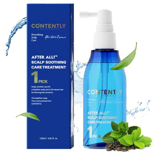AFTER ALL! Scalp Soothing Care Treatment | Daily Scalp Cooling Tonic with Probiotics & Ginger Extract For Itchy & Flaky Scalps | 4.06 fl.oz.