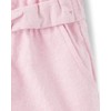 Gymboree,and Toddler Tie Front Linen Shorts,Simple Pink,5T