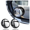 2PCS Suction Cup Car Convex Blind Spot Mirror,360°Adjustable Side Mirror