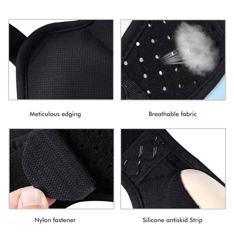 Hernia Belt Unisex Hernia Support Soft Adjustable Double-Sided Hernia Belt