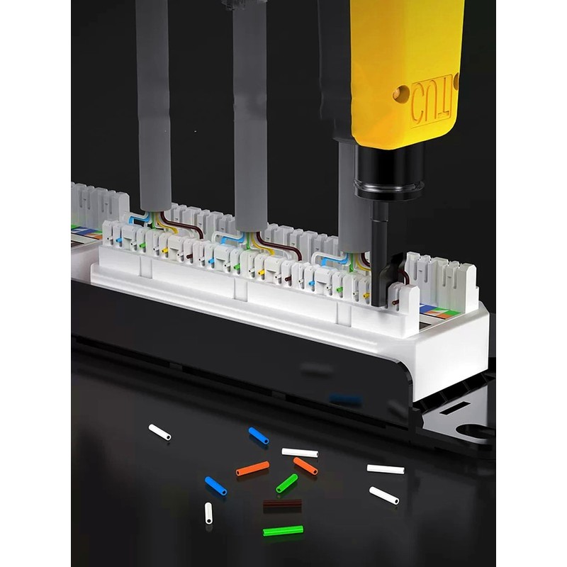 Dasxskj Pass Through RJ45 Crimp Tool Kit, Network Tool Kit,