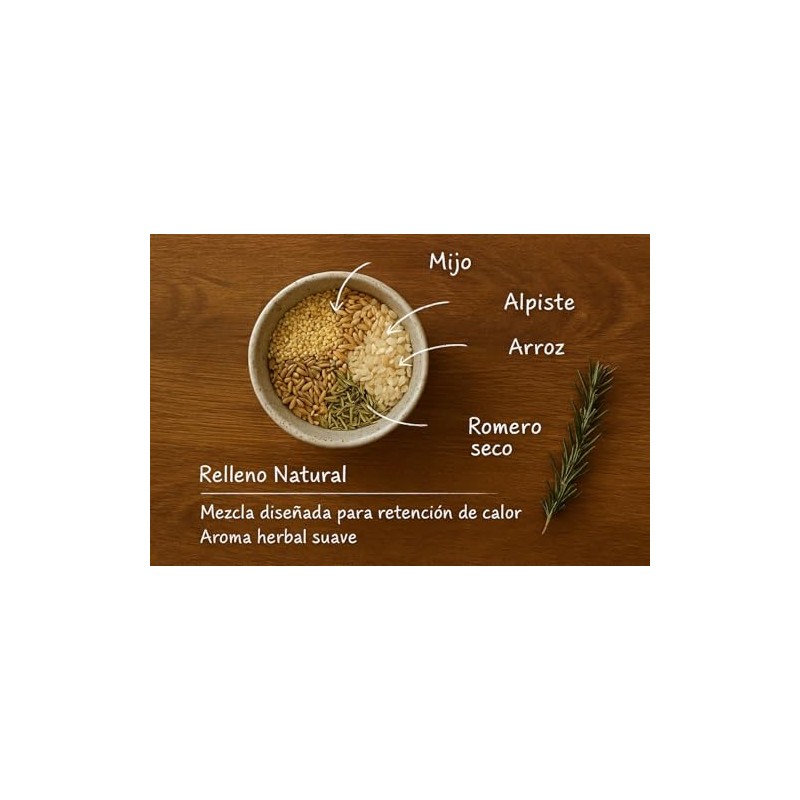 Cojín Terapéutico Herbal y Antifaz | Compresas Calientes Terapéuticas de