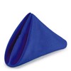 Weddecor 20 Inch Royal Blue Cotton Polyester Table Napkin for