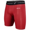 Champro Polyester/Spandex Compression Short, Youth Medium, Scarlet