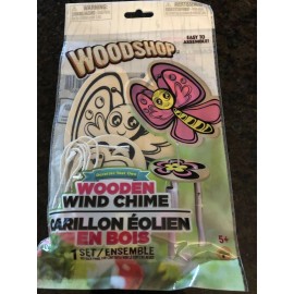 WOODSHOP Butterfly Wooden Wind Chime "EASY TO ASSEMBLE" PEACHTREE PLAYTHINGS