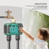 Snblzhef 2-Outlet Water Timer Sprinkler Timer IP55 Waterproof Irrigation Controller