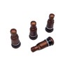 4 x aluminium valves, 11.3 mm, copper aluminium valves, metal