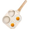 RETROSOHOO Egg Frying Pan,4-Cup Nonstick Omelette Pan for Breakfast, Heart
