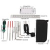 Guitar Maintenance Tool Kit Hex Wrench File Screwdriver Ruler String