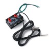 FBBULES LED Digital Thermometer with 2 Waterproof Metal Probes DC