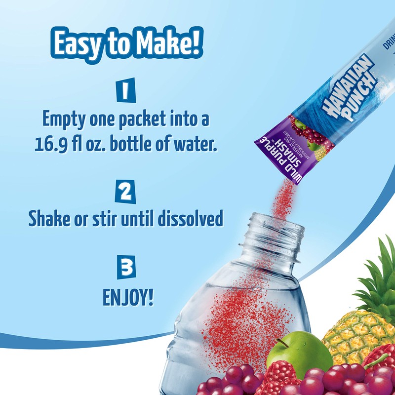 Hawaiian Punch Powder Drink Mix – Sugar Free & Delicious,