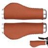 Mountain Bike Grips - PU Leather Ergonomic Scooter Grips -