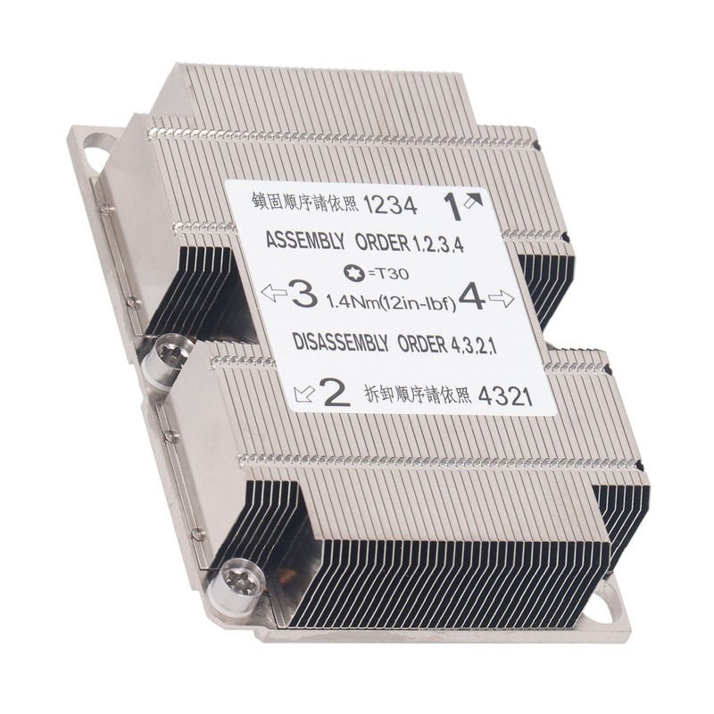Server Fin Heatsink Aluminum Alloy CPU Cooler Industrial Controller Radiator