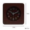 Fuji Boeki 36695 Table Clock, Alarm Clock, Analog, Width 4.0