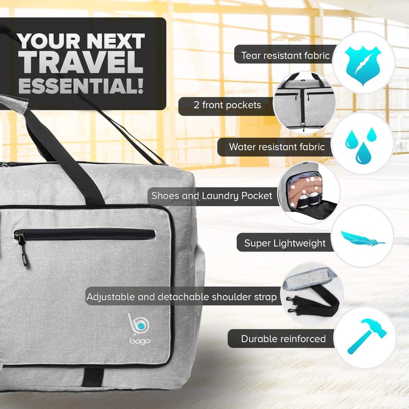 bago Holdall Bags for Men & Women - 60L Spacious