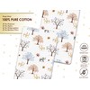 2 x Travel Cot Fitted Sheets - 100% Cotton, Soft