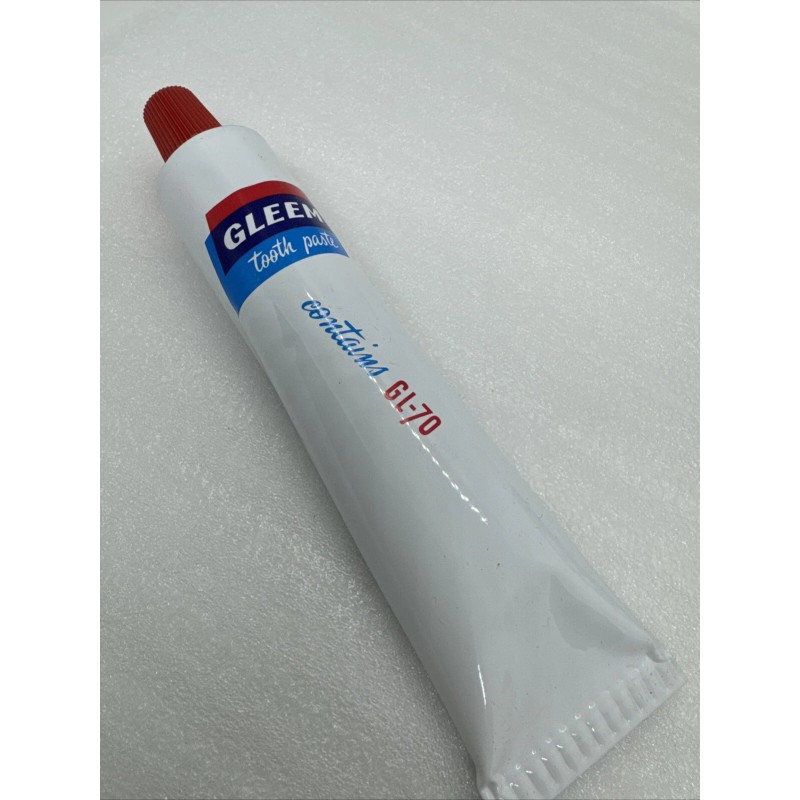 Gleem Lot Of 2 Vtg 1950s GLEEM Toothpaste First Packaging