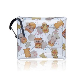 Kawauso0001 Clear Multi Case, SS Size, Small Storage Case, Carabiner, Earphones, Mini, Wired/Wireless, Storage, Airpods Case, Bag Accessories, Pouch, For Work or School Commutes, Women's, Men's,