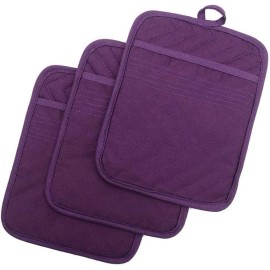 Anyi Pot Holders for Kitchen Heat Resistant, Cotton Hot Pads for Counter Table,