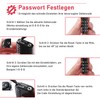 NAGE TSA Suitcase Lock, Lock with Combination Code, 4 Digit,