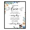 Those We Love Don't Go Away, Memorial Sign, Wedding Sign,