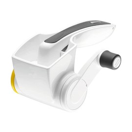 Zyliss Restaurant Cheese Grater - Gift for Cooks - Culinary Chef Gift - Handheld Rotary Grater - Cheese, Vegetable, and Nut Shredder for Right- & Left-Handed Cooks - NSF Restaurant Certified - White