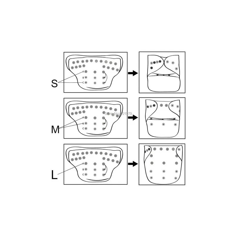 5 Pañales Ecológicos Mixtos Alva Baby 6 Insertos 4 Capas