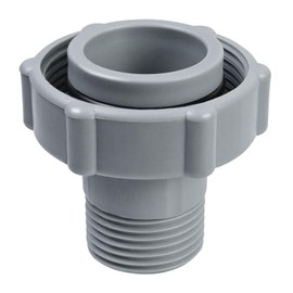 XJJ Swimming Pool Drain Fitting Connects Fit for Coleman Pools,ID1.5-inch Connect To The Bottom Of The Pool, OD1.0-inch.Internal Thread 3/4-inch Connect To The Garden Pipe