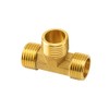 Joywayus Brass Pipe Fittings 3/4"NPS Male Forged Tee Pipe Tube