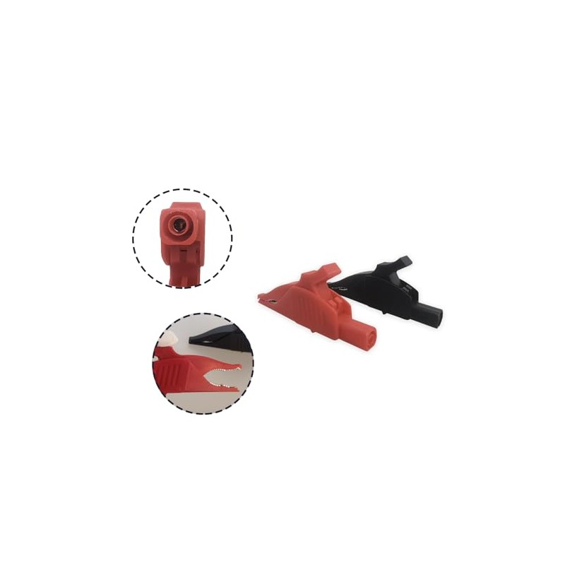 Multimeter Alligator Clips Compatible with Milwauke 49-77-1005 Electrical Alligator Clips