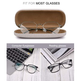 RayLove 3-Pack Hard Shell Eyeglasses Case Large Reading Glasses Hard Case