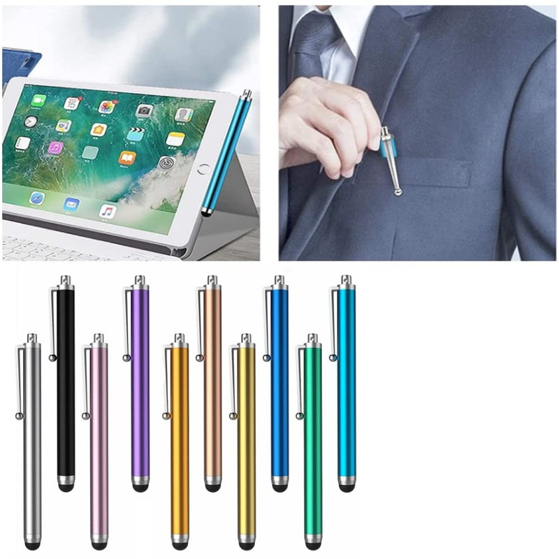 Stylus Pen Set of 10 for Smartphones, iPads, iPhones, Android