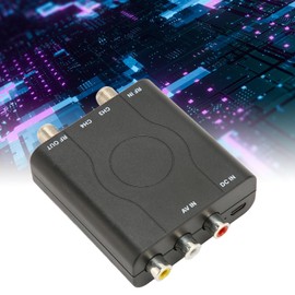 RF Modulator Converts Standard Definition to Coax, Includes AV Cable, NTSC Output, Fine Craftsmanship, Made of Premium ABS Material, Stable Performance