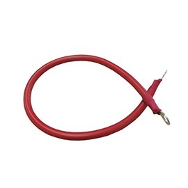 Series Cable, 22SQ Vinyl Insulated Wire for Electrical Equipment, KIV Wire Cable, 22SQ KIV, 0.5 m, Red, 1 Round, Crimping Terminal R22-10 x 1, Round Crimping Terminal R22-8 x 1, For G & Yu Semi-Cycle