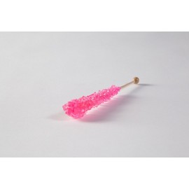 Candy Buffet Store - Rock Candy On a Stick, Pink (Cherry Flavored, 36 Count)