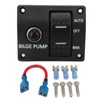 Ongwan 3-Way Manual OFF-Auto Switch Panel with Breaker for Bilge