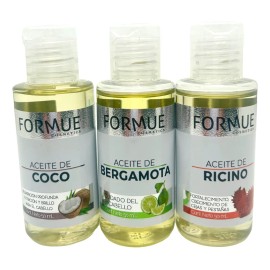 Kit Aceite Coco, Bergamota Y Ricino Formue
