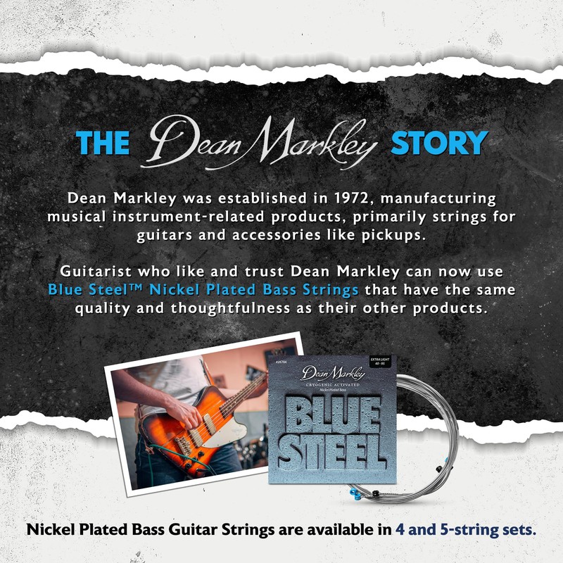 Dean Markley Blue Steel NPS 4 String Bass Strings DM2670A