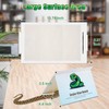 Qualirey 4 Pack Snake Glue Trap, 8 x 14 Large