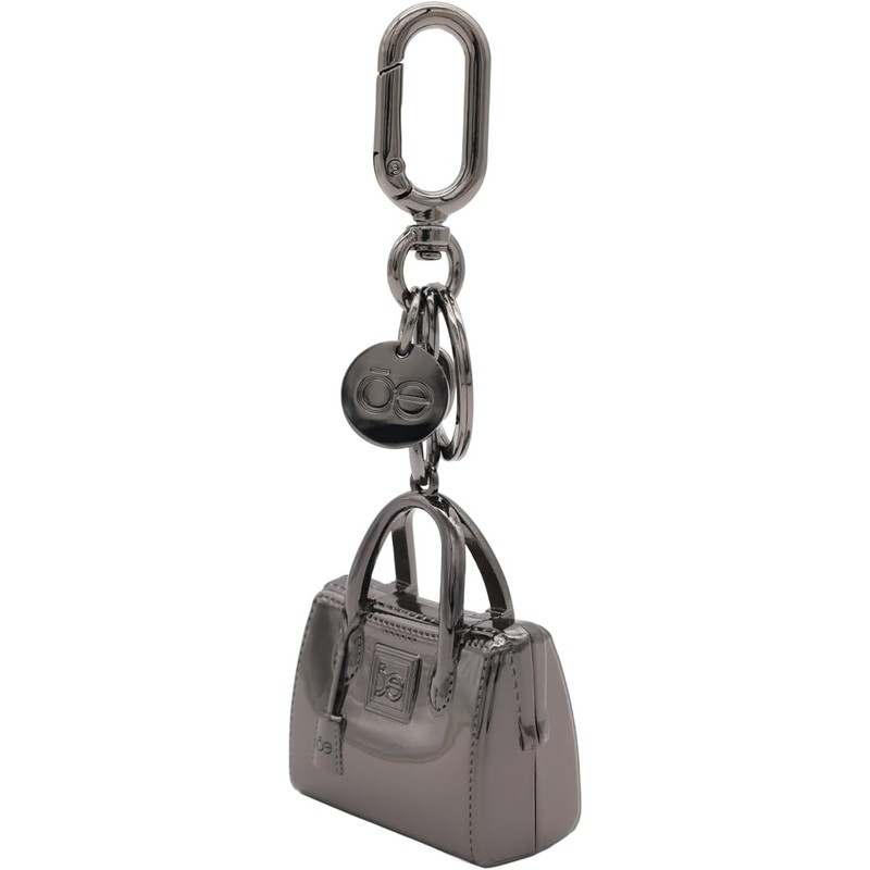 Cloe - Llavero Charm de Bolso Acabado Metálico Para Mujer