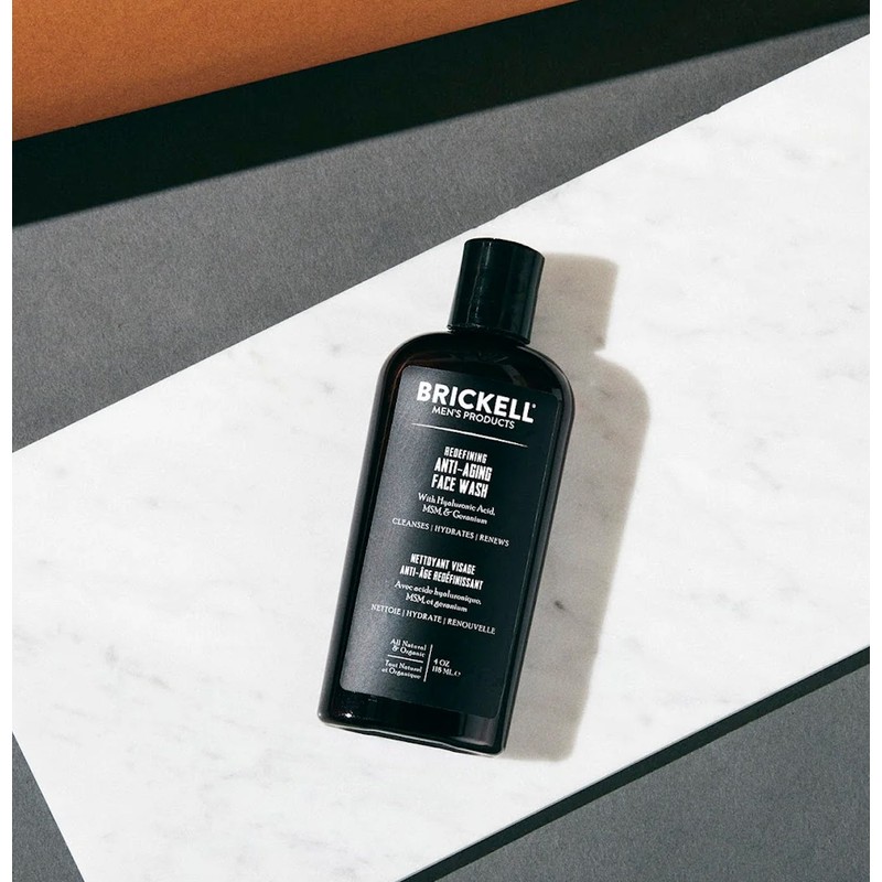 Brickell Redefining Anti-Aging Face Wash for Men 118ml - Scented
