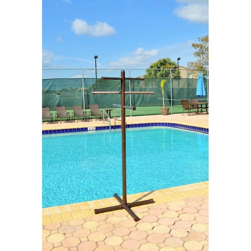 Pool & Spa Towel Rack Bronze Premium Extra Tall Towel