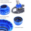 Crank set tool for removing and installing crown rings, direct
