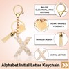 PATIKIL Alphabet Initial Letter Keychain, Resin Cute Keychains with Tassel